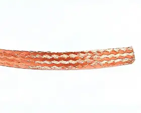 Bc-fb-1 Acdc Bc-fb-1/4 Ac/dc Wire And Supply Bare Copper Flat Braid Ground Strap Grounding 20 Ft