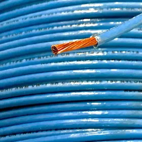 Acdc Thhn-10g-07 Ac/dc Wire And Supply Thhn 10 Awg Gauge Blue Nylon Stranded 250 Ft