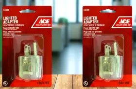Ace 045a/16 2 Pack Power Indicator Light For Grounded Extension Cord New In Package