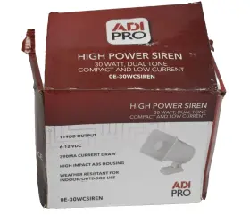 0e-30wcsiren Adi Pro 30 Watt Dual Tone Compact And Low Current High Impact Abs