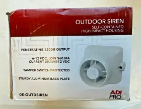 0e-outdsiren Adi Pro W Box Self-contained Outdoor Siren