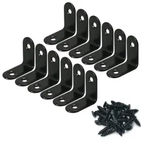 Sdwcb03 Alamic Corner Brace 30 X 30mm Stainless Steel 30x30mm Black