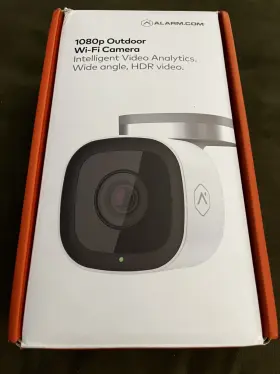 Adv-v723 Alarm.com Adc-v723 Model Outdoor Wi-fi 1080p Camera In Open Box