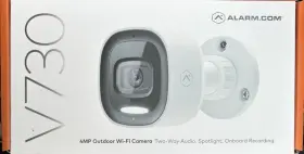 Adc-v730 Alarm.com Adcv730 New 4mp Outdoor Wifi Spotlight Security Camera - White
