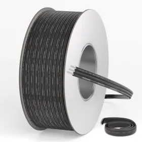 30m-3pycx-bk Alitove 98.4ft 18awg Electric Wire 3 Pin 18 Gauge 3-pin Black