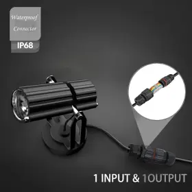 68723101 Andefu 3 Pcs 2-pin Ip68 Outdoor Waterproof Junction Wire Connector Pin Ferrous #3