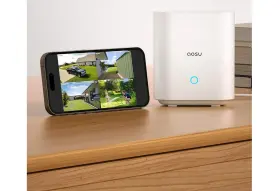 C7p0.waus04000 Aosu Solar Wireless Outdoor Security Cameras 2k/3mp 4 Pack