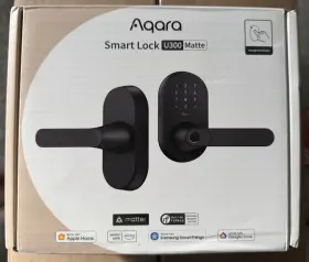 Dl-d02e Aqara - Smart Lock U300 Matter Over Thread Lever Set With Touchpad/nfc/auto L