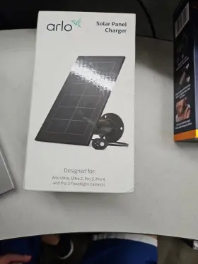 Arlo 193108141574 Solar Panel Charger For Ultra 2 Pro 3 4 Floodlights Black