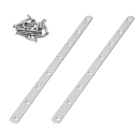 Auxbc 0319 11.5 Inch Stainless Steel Straight Brace Flat Silver