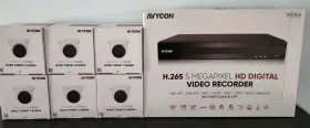Avk-tl91e6 Avycon 655711438248 / 2.8-2t 1080p Hd Security Kit 8-channel Dvr 6 Turret Cameras