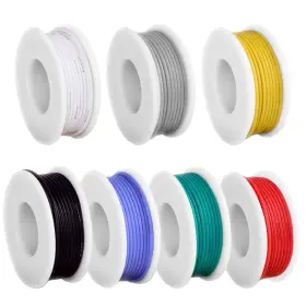 F-7se-10ft-dainxian-us Aywfey 22 Awg Stranded Wire Silicone Electrical Wires Each Multicolor