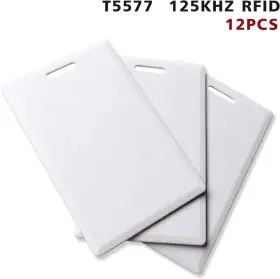Bqus-ht5577-12 Babiqt 12 Pcs T5577 Thick Smart Cards Contactless 125khz Rfid Rewritable Proximity #2