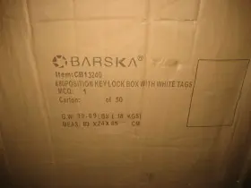 Cb13240 Barska 480 Key Cabinet Gray
