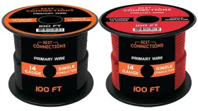 Ap-14-100 Best Connections 14-gauge Automotive Primary Wire 14 Gauge 2 Roll 100 Feet