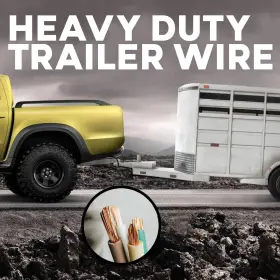 Tr-14-4-50 Best Connections 4 Way Trailer Wire 50 Feet Heavy Duty 14 Gauge Brown Green White Yellow #3