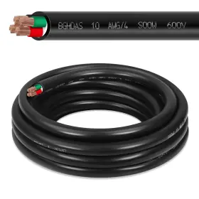 Bghdas 788692417633 10ft 10/4 10 Awg Portable Power Cable 4 Conductor - Soow Feet Black