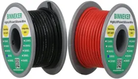 010081825rbx Binneker Silicone Wire 25ft Red And Black