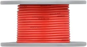 0100822100rx Binneker 22 Gauge Silicone Wire Spool Red 100 100ft
