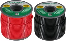 0222100c2 Binneker 22 Gauge Pvc 1007 Electric Wire 2 Colors Each 100ft Red And Black