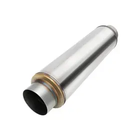Hm0972 Blackhorseracing Exhaust Resonator 5 Inch Inlet Outlet High 30 Overall Length