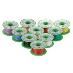 100008 Bntechgo 20 Gauge 10 Colors Each 30ft Silicone Wire