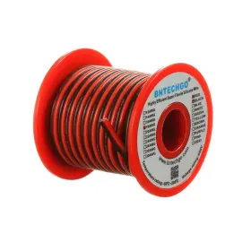 Spw18g008f25c2 Bntechgo 18 Gauge Flexible 2 Awg 25ft Parallel Silicone Wire