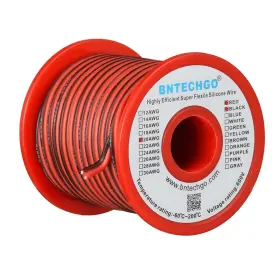 Spw20g008f50c2 Bntechgo 20 Gauge Flexible 2 Awg 50ft Parallel Silicone Wire