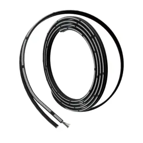 Srw20g008p2f10b Bntechgo 20 Gauge Silicone Ribbon Cable Flexible 2p Black 10 Ft Flat