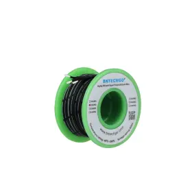 Srw20g008p3f25b Bntechgo 20 Gauge Silicone Ribbon Cable Flexible 3p Black 25 25ft