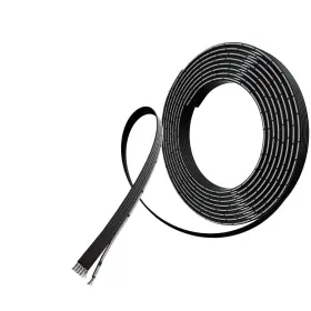 Srw24g008p6f10b Bntechgo 24 Gauge Silicone Ribbon Cable Flexible 6p Black 10 Ft Flat