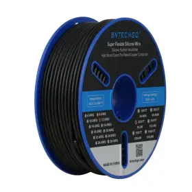 Sw12a680008f250b Bntechgo 12 Gauge Silicone Wire Awg 250ft Black
