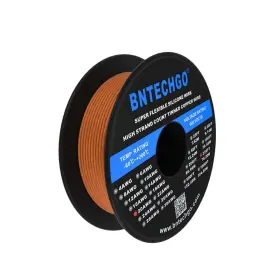 Sw20a100008f250or Bntechgo 20 Gauge Silicone Wire 250ft Orange #2