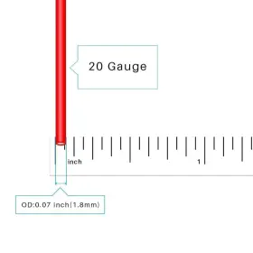 Sw20a100008f250or Bntechgo 20 Gauge Silicone Wire 250ft Orange #3