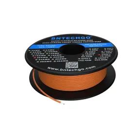 Sw20a100008f250or Bntechgo 20 Gauge Silicone Wire 250ft Orange