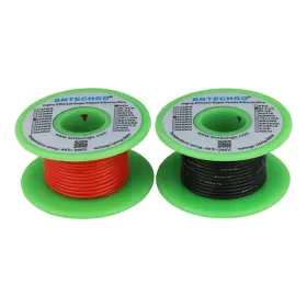 Bntechgo Sw20g100008f50c2-g 20 Gauge Silicone Wire Each Color 50ft Red And Black