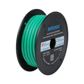 Sw8a1650008f25g Bntechgo 8 Gauge Silicone Wire Spool 25 Ft Awg 25ft Green