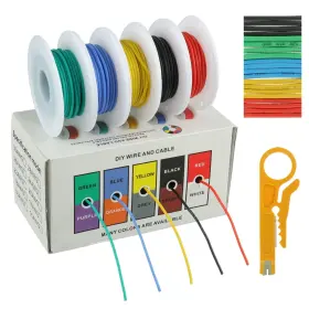 Bojack 762917230214 24 Awg Flexible Silicone Wire Silikondraht Multicoloured