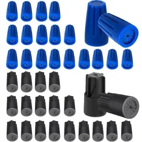 Gb-40-b Brand Gibbab 40pcs Waterproof Outdoor Wire Electrical Connectors Sealant Blue&black