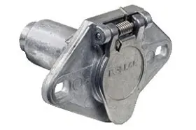 11-609 Brand Pollak 6-way Connector Socket Covered Back Pack Of 1