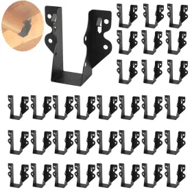 Q235b Branded 02845 48 Pcs 2 Inch X 4 Joist Hanger Steel Black Powder Coated Face