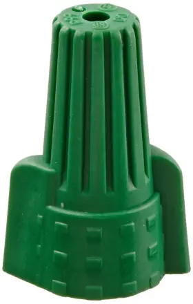 Branded 662381361912 Industries Wwc-gr-b Easy-twist Grounding Wire Connector Standard Green