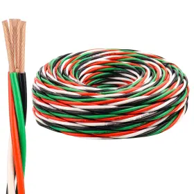 Branded 757876610276 12 Awg Thhn Wire 50ft 4 Color Black White 12awg Multicolor