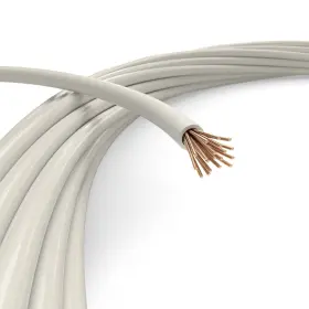 Branded 840003331011 50 Feet 15 Meter - Insulated Stranded Copper White