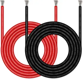 Gsw10 Branded 10 Gauge High Temp Silicone Wire 6 Ft Red And Black