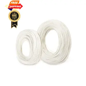 Bryne 761272082629 Mica High Temperature Wire -60 450 Degree C Stranded Awg14 10ft White
