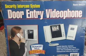94531 Bunker Hill Door Entry Videophone Security Intercom System By Hill. New Open Box