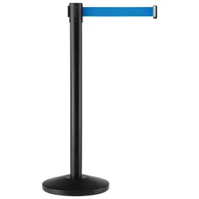 Ek7100lg-m-blue C&h Crowd Control Stanchion With 7-1/2ft Blue Belt Lot Of 2