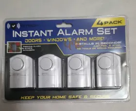 Cj Tech 24125 4 Pack Instant Alarm Set - Protect Doors Windows And More