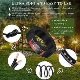 120f14g Cocar 14/2 Landscape Wire 120ft Low Voltage 14awg #3